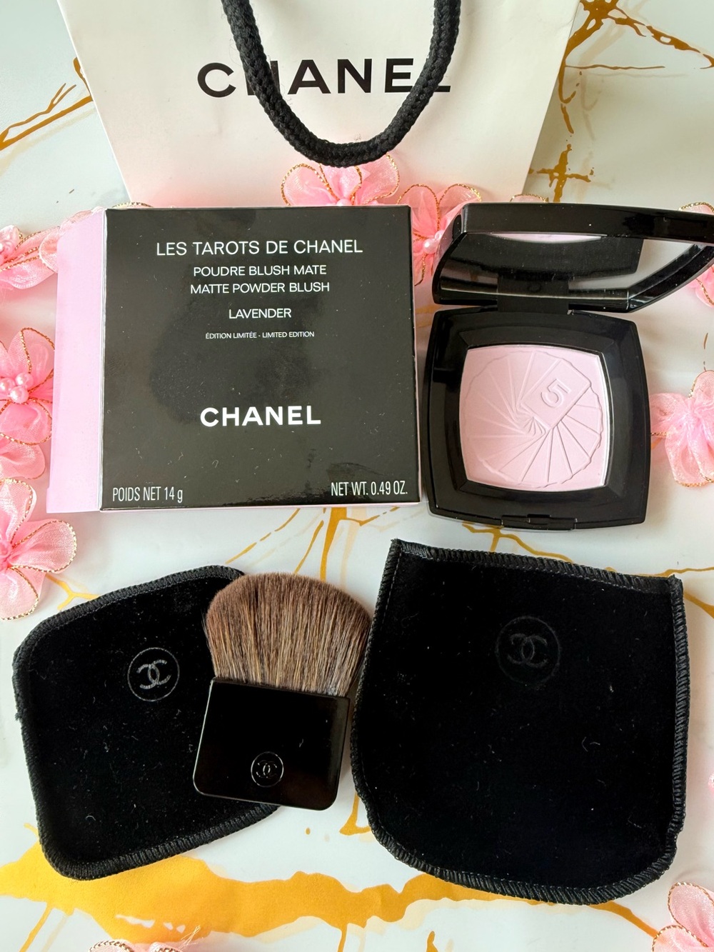 Chanel Lavender Blush New in box with Brush AMAZING Limited Edition